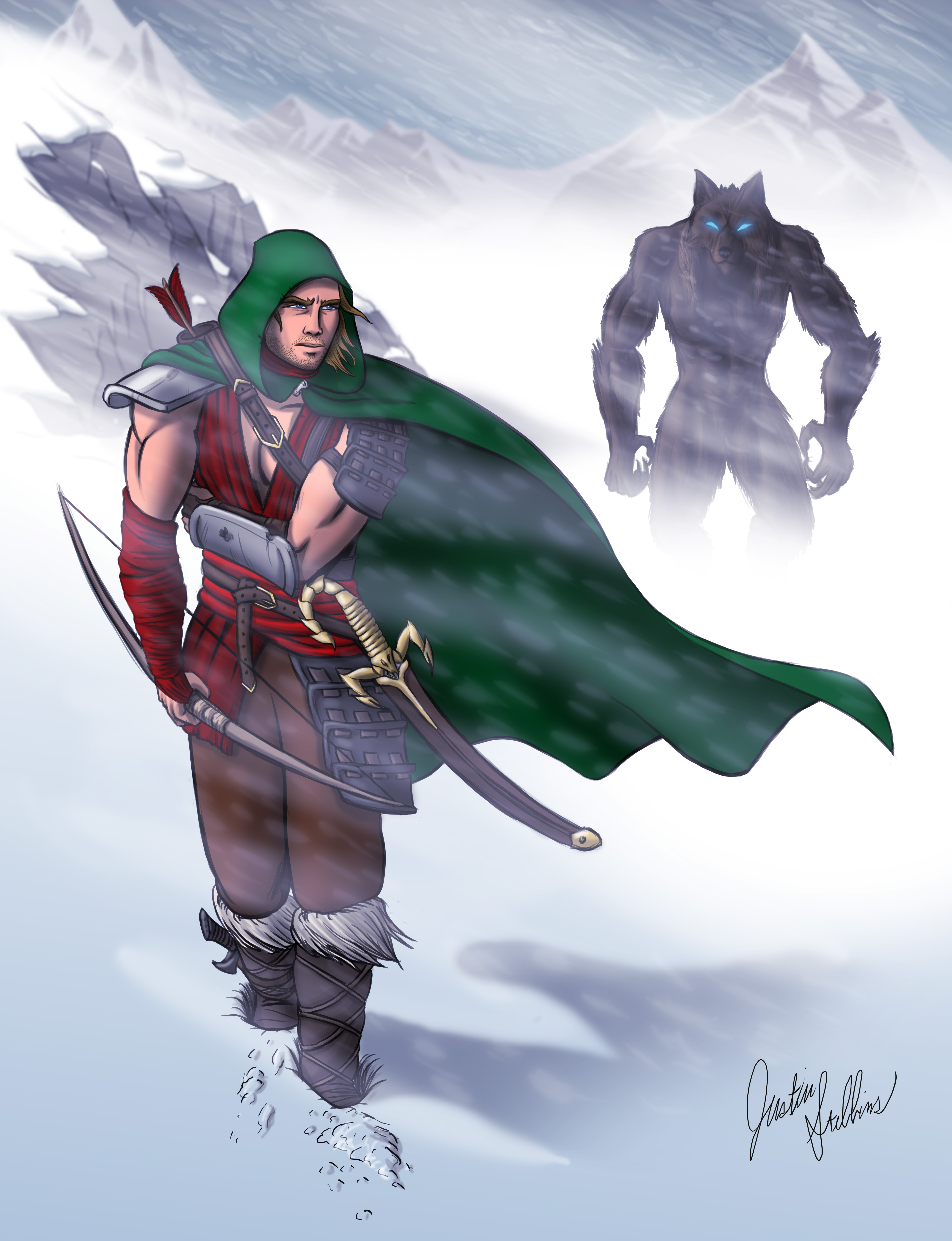Wulfgard: Into the North Comic Cover Art, Digital
